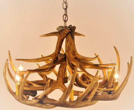 Lottie 6-Light Unique / Statement Antler Chandelier