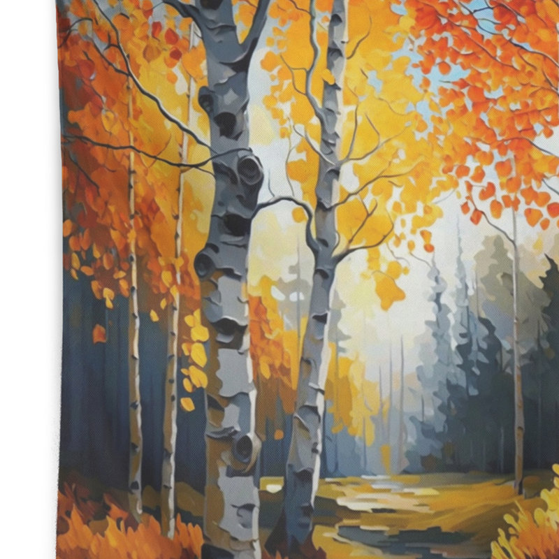 Tapisserie en polyester «Path in the Forest IV», H 32 po x l 39 po