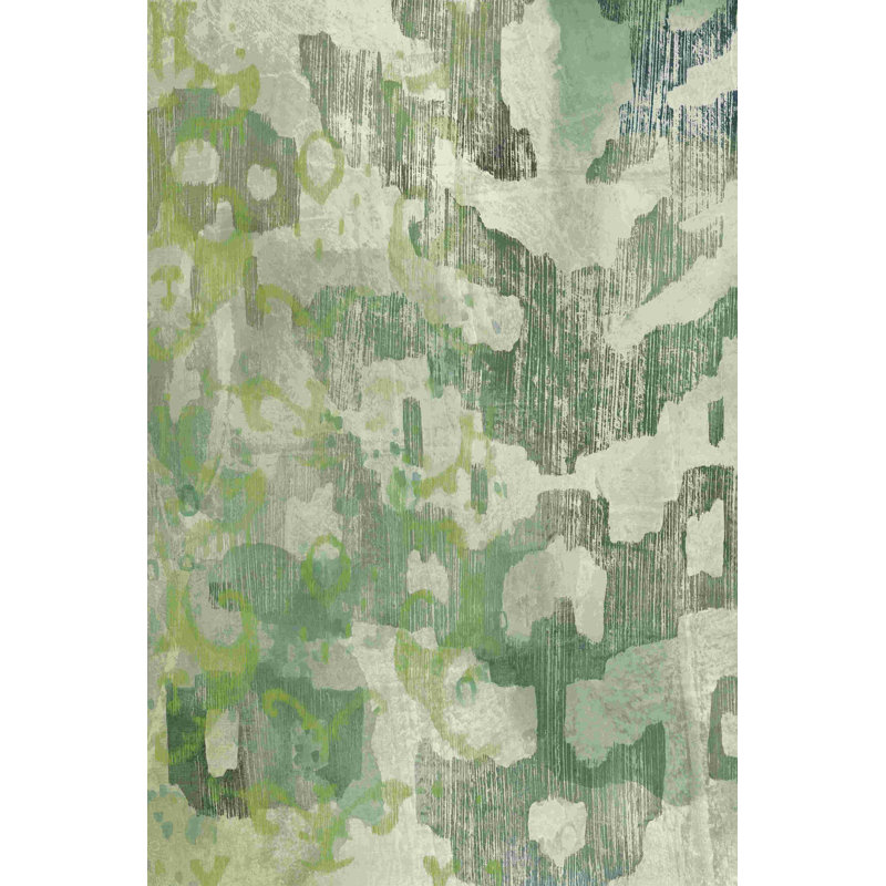 " Celadon Ikat I " by Chariklia Zarris, 36" H x 24" W  