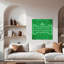 Bonne vieille chance irlandaise-impression d’art textuel sur toile non encadrée-28141006