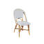 Blue Solid Wood Dining Chair