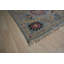 Tapis traditionnel bleu clair en laine noué à la main clair