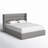 Doria Tufted Upholstered Panel Bed-408259516-408259517