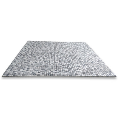 Bardiglio Grey Marble 5/8X5/8 Square Mosaic Tile