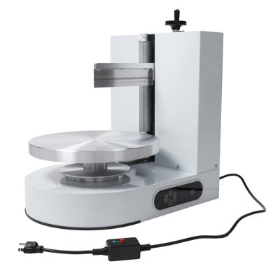 Professional Cake Frosting Machine with LCD Touch Control – Adjustable 4-12” Cakes, 320 RPM Motor, Commercial-Grade