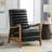 Ikraam Chance 26" Luxurious Oil Wax Upholstered Push Back Recliner with Parawood Frame-456610928