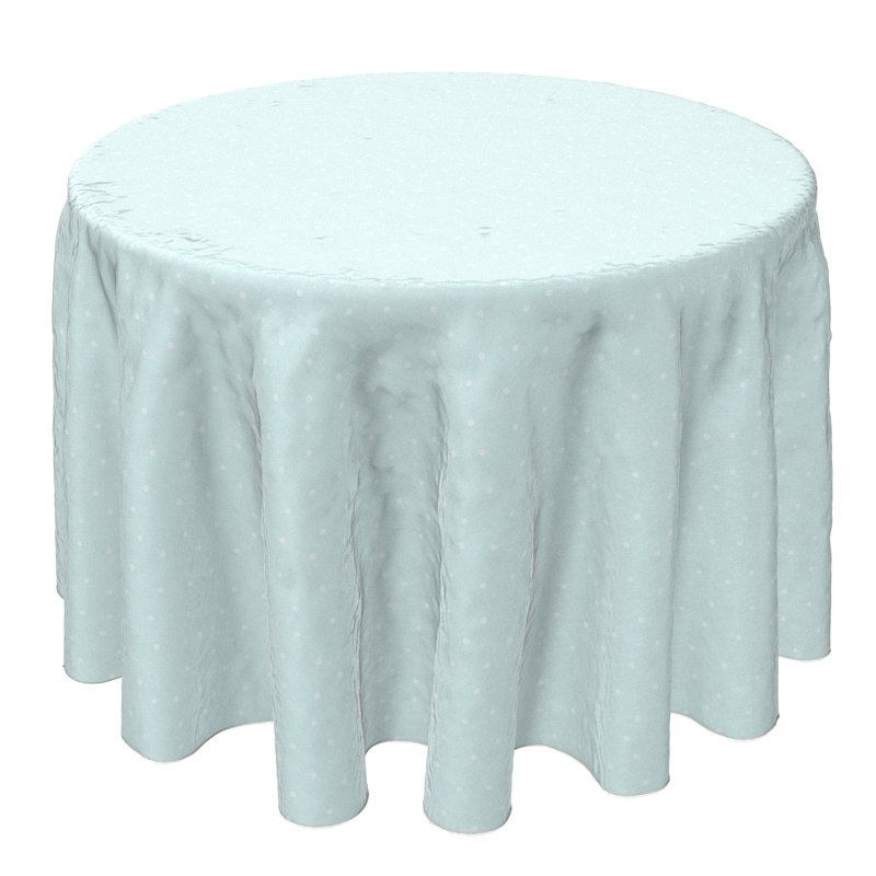 Round Cotton Twill Tablecloth