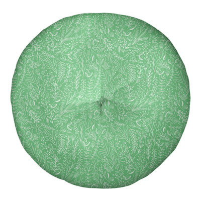 Coussin de sol floral Katelyn Elizabeth Ditsy