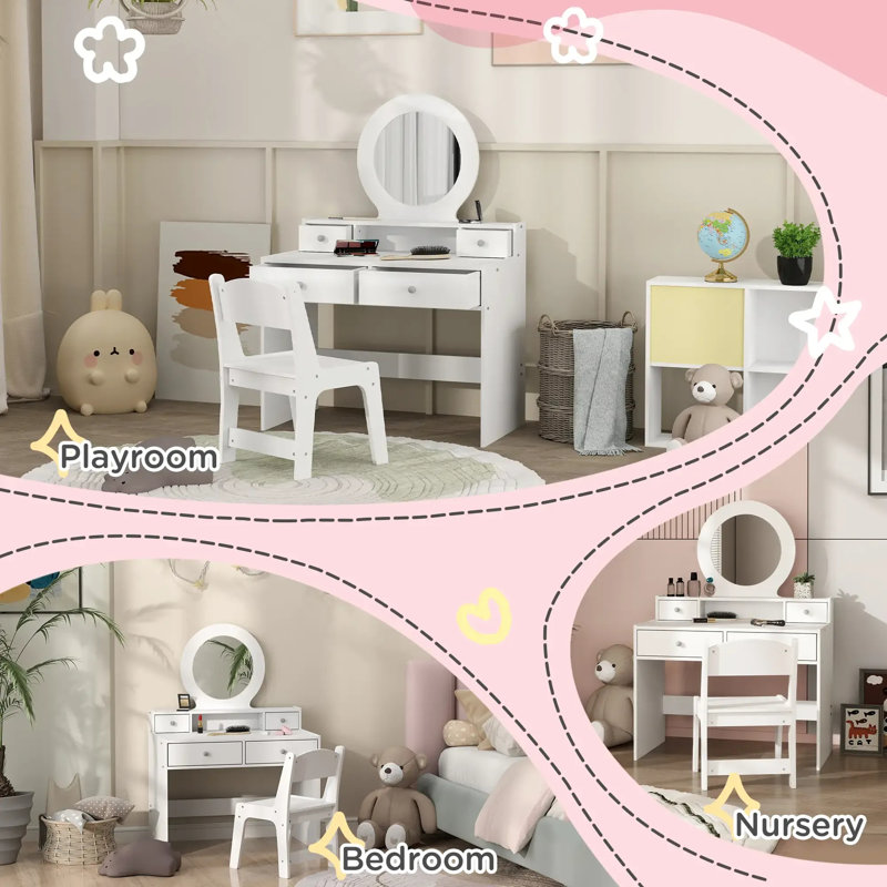 Dressing Table with Mirror