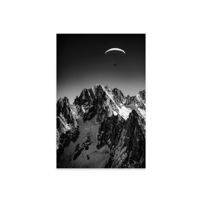 A Paraglider Above VallÃ©e Blanche, Chamonix, France - II On Plastic / Acrylic by Alex Buisse Print -  Millwood Pines, 79B2AC63E07644C1935D1ADB233F8811