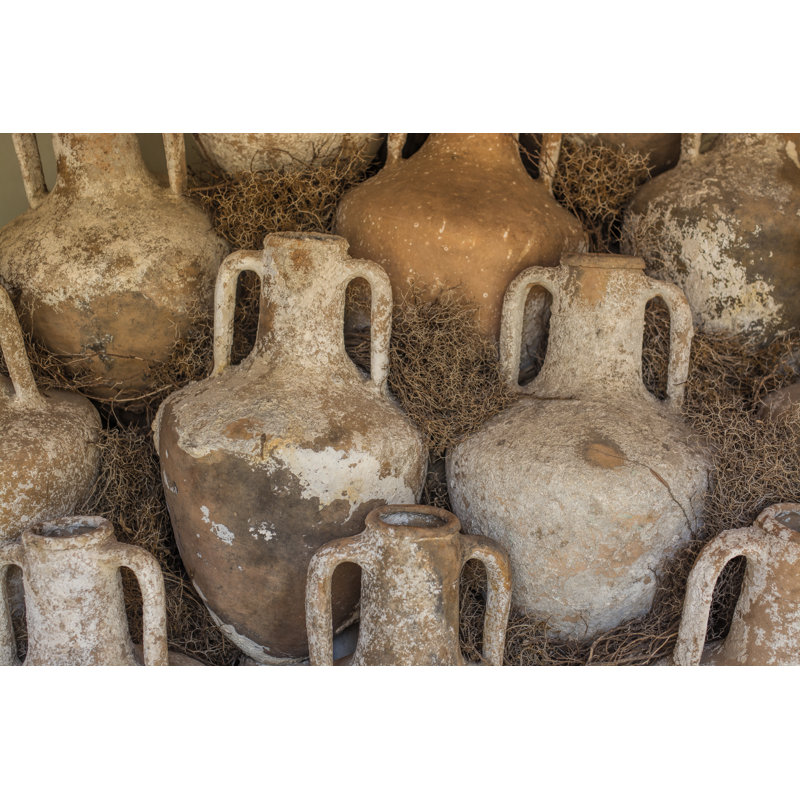 Old Clay Jugs by SonerCdem - Wrapped Canvas Print, 81cm H x 122cm W