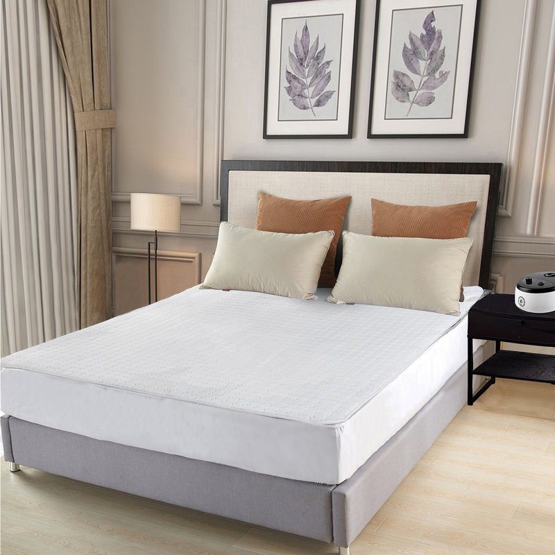 Protège-matelas chauffant de 1,5 po, Blanc, Grand
