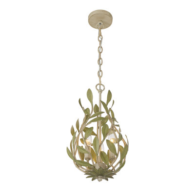 Glossop 9'' Champagne Green Tea Chandelier