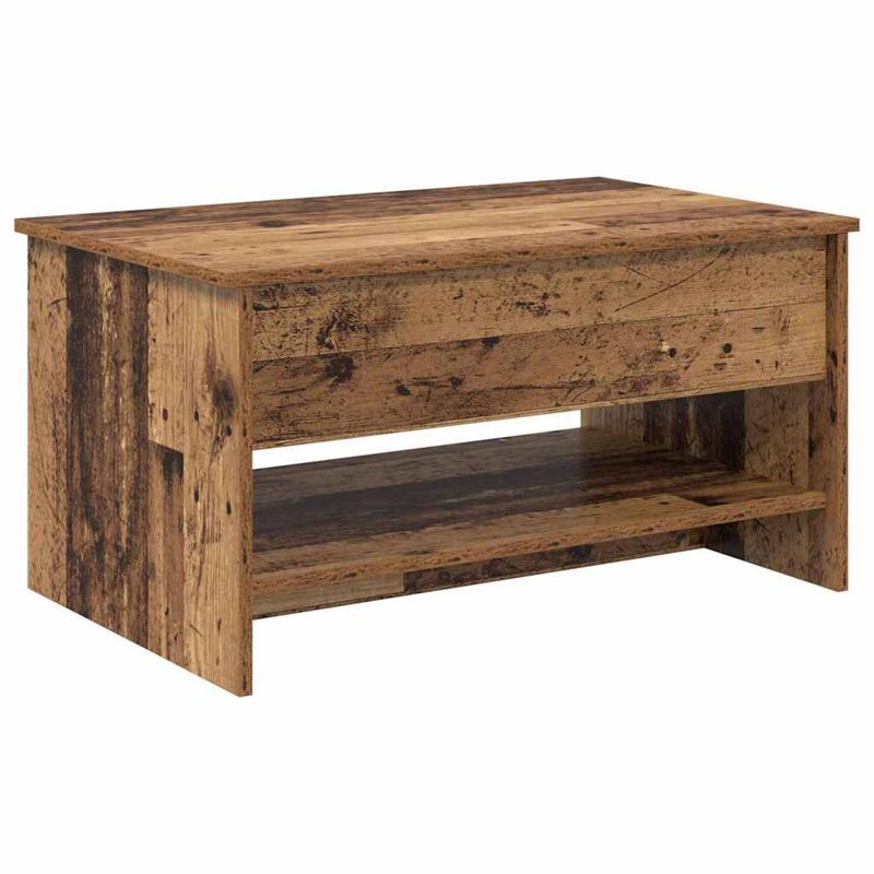 Coffee Table with Storage, Brown