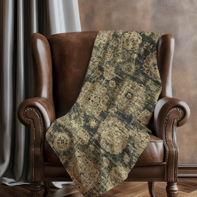 Jeté à motif floral Addison Sherpa ASB634