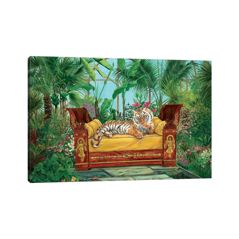 Jasmime's Garden by Laura Curtin - Wrapped Canvas Print, 30.48 cm H x 45.72 cm W
