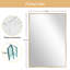 Jarrell Metal Flat Wall Mirror-970526438