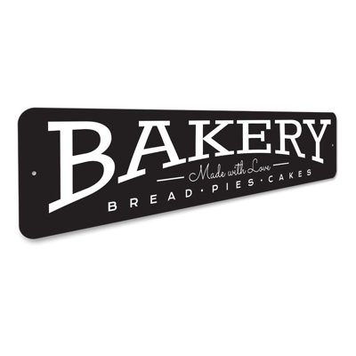 Made with Love Bakery Aluminum Sign