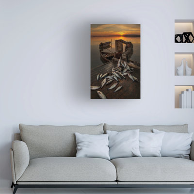 Bolog Tuncay DOGRULUK Fisherman Canvas Art