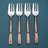 Semiye Celia Pastry Fork 4 Pcs. Set