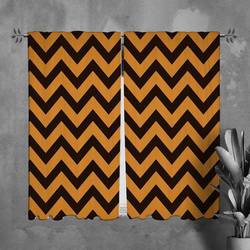 Paire de rideaux obscurcissant en polyester Nagely, L 40 po x L 61 po
