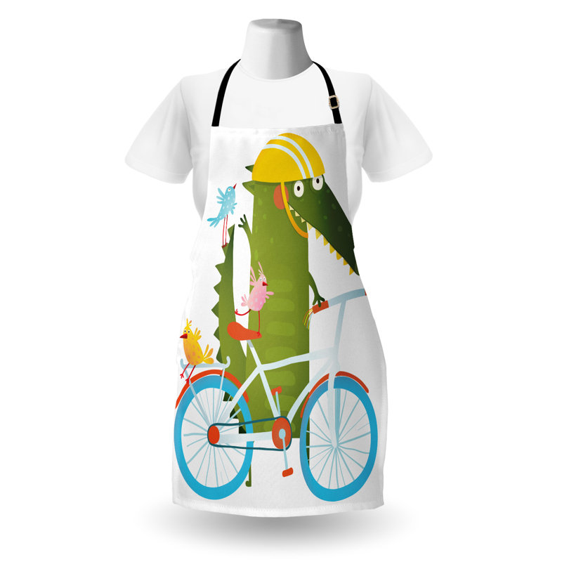 Multicolore East Urban Home, tablier amusant unisexe, Crocodile Friends