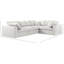Canapé modulaire en tissu 4 pièces Hitha-94884205