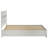LED Storage Bookcase Bed