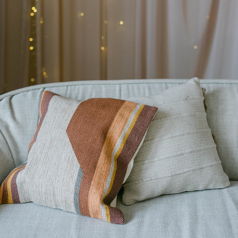 Coussin en coton 20 po x 20 po