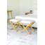 Tabouret X-Base Rattan