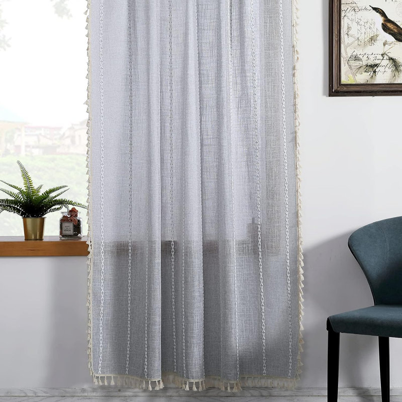 Ananda Semi Sheer Curtain Pair