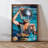 Elegant Decorative Framed MDF Painting, 13.8 x 18.5 x 0.1 inches | 100% MDF with 3 mm Thickness, 100% Pine Wood Frame | UV Printed Artwork for Stylish Home Decor, Perfect for Living Room or Office