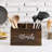 2 Compartments Kitchen Utensil Holder Caddy