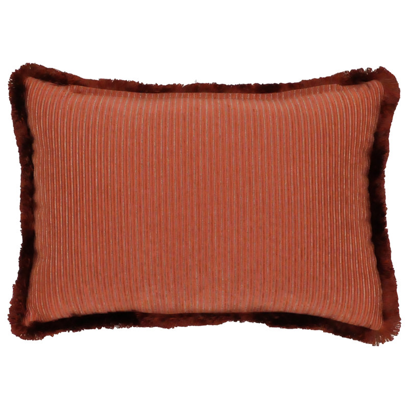 Harrogate Red and Green Canvas Rectangular Throw Pillow