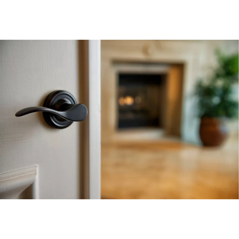 Poignée de porte Bordeau, Noir, Gauche