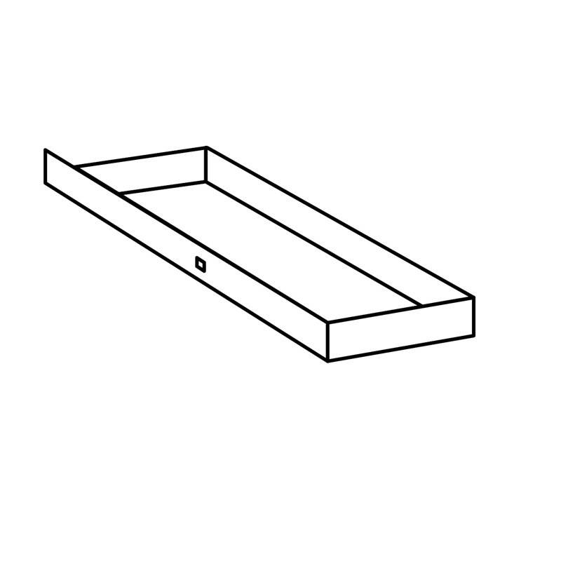 Berngar Underbed Storage Drawers, White