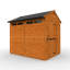 8x6w TigerFlex® Shiplap Apex Security Shed