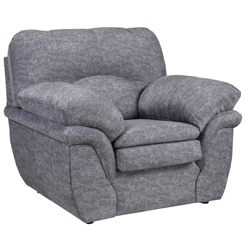 Chaise en tissu Beedle, gris, Gris