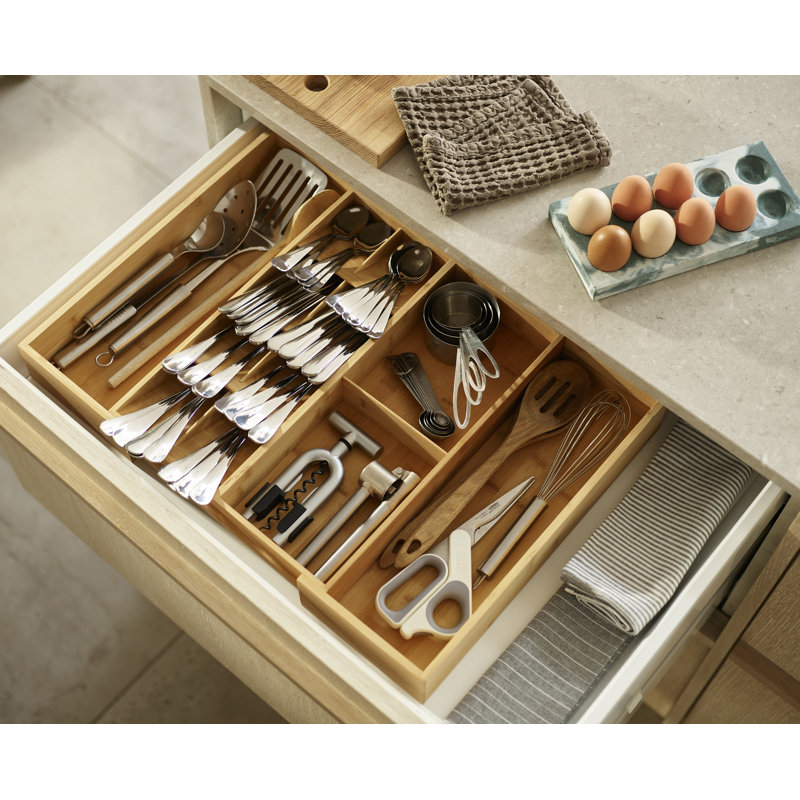 2.75'' H x 12.5'' W x 15.75'' D Flatware & Kitchen Utensil Drawer Organizer