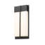 Applique murale d'extérieur 2 lumières en noir-100157047