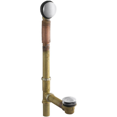 Robinet de baignoire à pieds en laiton 1,5 "avec trop-plein Clearflo