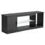 Meuble télé 65 po, tablette en verre, meuble audio-vidéo moderne, design minimaliste, tablettes réglables, éclairage multimode, expérience immersive audiovisuelle
