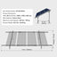 116.8cm W Metal Storage Rack