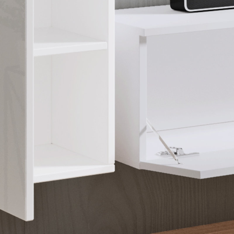 Cottone Entertainment Centre for TVs up to 75", White