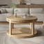 Table basse ronde en bois, table circulaire pour le salon-1356028210