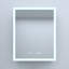 Miroir à DEL réglable en aluminium