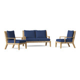 Hadley Outdoor 3 - Piece Conversation Set