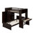 Kids Twin Loft Bed with Drawers-728884236