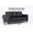Absarokee 3 Seater Sofa Faux Leather