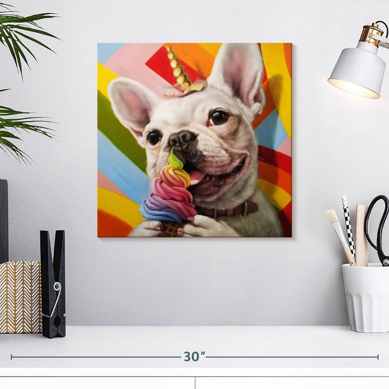 Crowle Rainbow Party, 16" H x 16" W